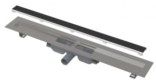 Душевой лоток AlcaPlast с решеткой под кладку плитки 115см хром APZ115-1150